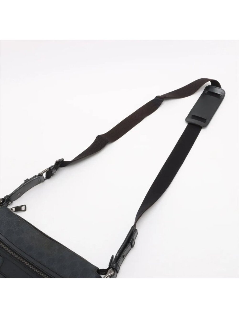 Gucci GG Supreme Leather Shoulder Bag Crossbody Messenger Business - Picture 5 of 12